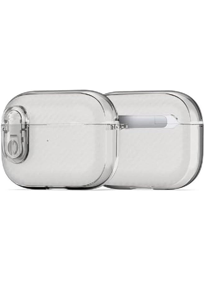 Generic - 【PECK】 Series Airpods Case, Designed for AirPods Pro 2 (2022), Protective Wireless Charging Case Armor Earphone Cover with Keychain - Grey - Image 1