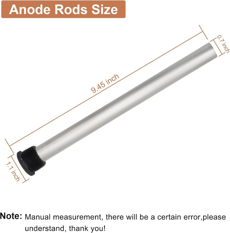 Powswopx RV Water Heater Anode Rod - 2 Pack - Image 2