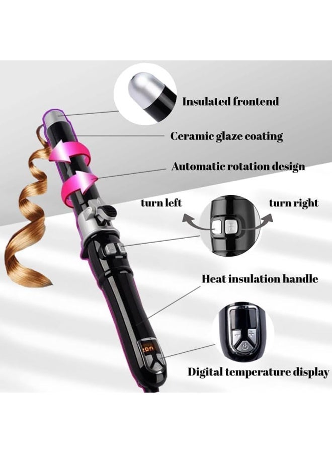Bukela Rotary Hair Curler, Suitable for All Hair Types, Automatically Curls Hair, Easy to Operate, Easy to Control The Curl, Dual Voltage, Automatic Power-off, Black. - Image 3