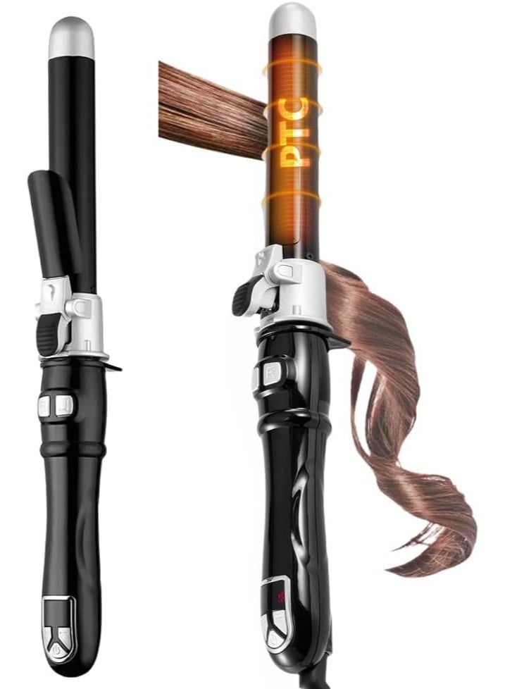 Bukela Rotary Hair Curler, Suitable for All Hair Types, Automatically Curls Hair, Easy to Operate, Easy to Control The Curl, Dual Voltage, Automatic Power-off, Black. - Image 1