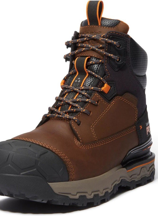 Timberland حذاء عمل صناعي للرجال بوندك 6 إنش خفيف الوزن مع مقدمة أمان مركبة ومقاوم للماء، بني متوسط، 44 EU - Image 2