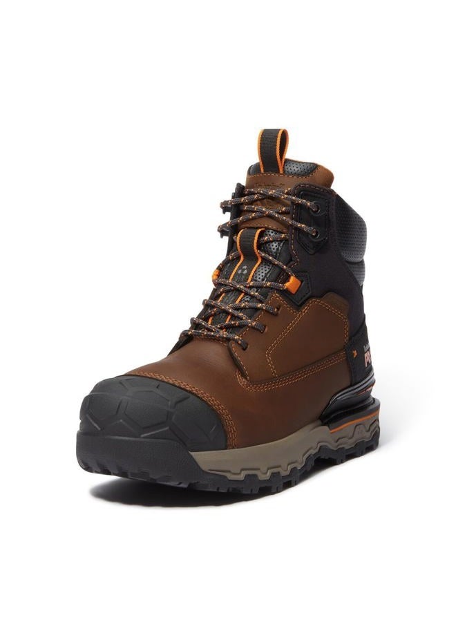 Timberland حذاء عمل صناعي للرجال بوندك 6 إنش خفيف الوزن مع مقدمة أمان مركبة ومقاوم للماء، بني متوسط، 44 EU - Image 1