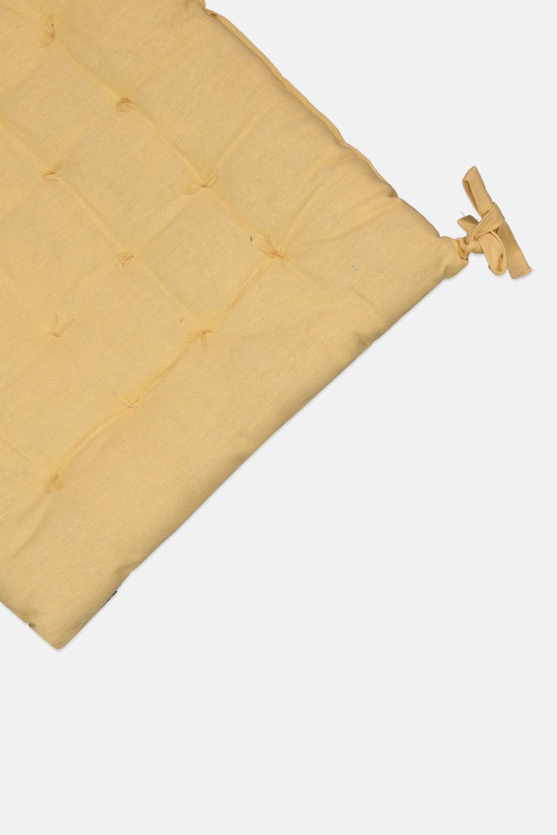 Muy Mucho Organic Cotton Chair Cushion 40 x 40 cm, Beige - Image 2