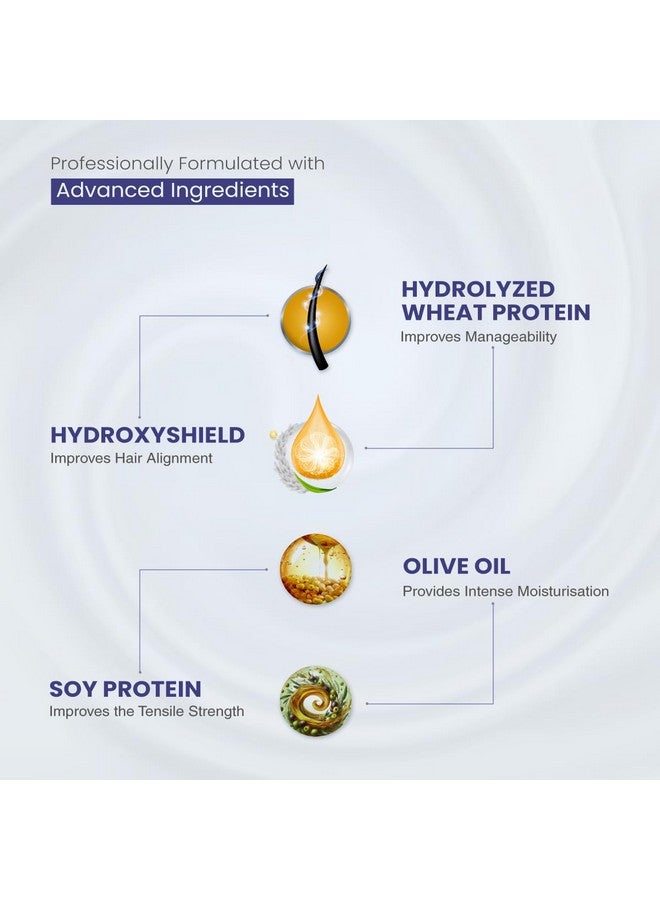 تريشوب شامبو إصلاح التلف الاحترافي للشعر الجاف المجعد 300 مل، تركيبة مزدوجة فورية لتنعيم الشعر وتحسين الملمس وتغذية الشعر الجاف والتحكم في التجعد للرجال والنساء (300 مل)، - Image 2