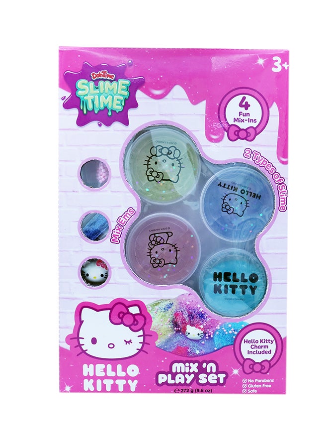 TOY PRO مجموعة هالو كيتي سلايم تايم ميكس آند بلاي - Image 3