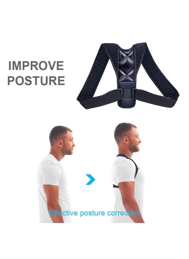 SIBOTE Adjustable Back and Shoulder Posture Corrector – Breathable Support Brace for Men & Women – Pain Relief and Spinal Alignment – Comfortable Posture Vest for Everyday Wear at Home, Work, or Gym  - Image 4