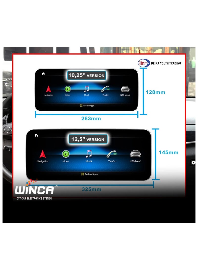 WINCA Mercedes Benz E Class Android GPS Navigation Carplay 8+64G for 2015-2016 NTG 5.0 - Image 3