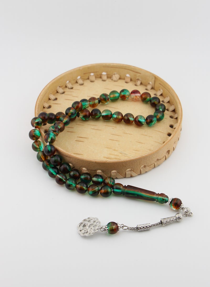 Kamins Collection Amber Resin / 45 Bead / Tasbih / Prayer Beads / Multicolor - Image 3