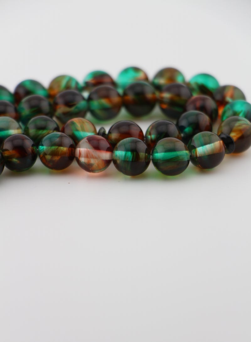 Kamins Collection Amber Resin / 45 Bead / Tasbih / Prayer Beads / Multicolor - Image 4