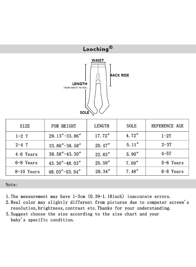 Looching 5 Pack Baby Toddler Girls Cute Cable Knit Cotton Tights Pantyhose Leggings Stocking Pants - Image 3