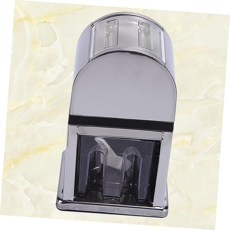 كسارة الثلج اليدوية وآلة التقطيع للعصائر المنزلية والمطبخ والاستخدام الخارجي سهلة التنظيف - Image 4