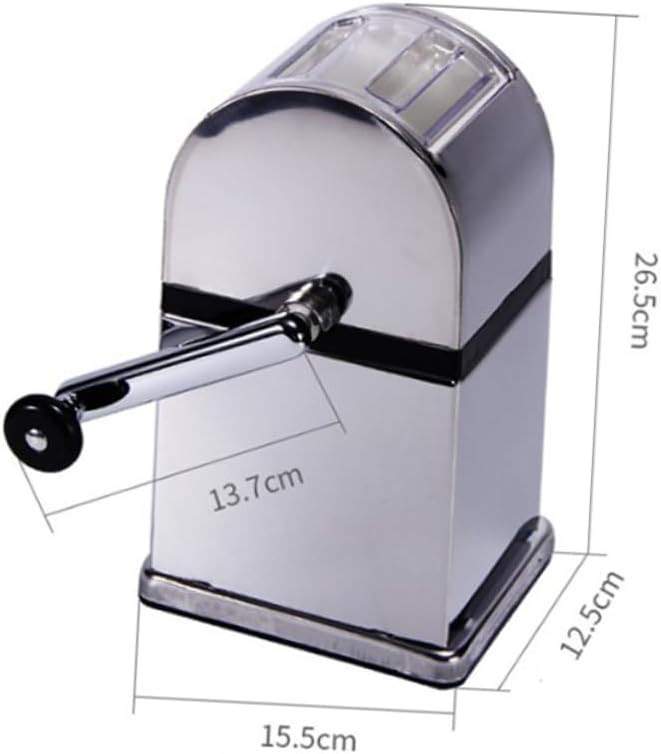 كسارة الثلج اليدوية وآلة التقطيع للعصائر المنزلية والمطبخ والاستخدام الخارجي سهلة التنظيف - Image 3