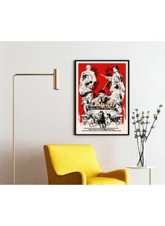 Generic AROA Posters Of Seven Samurai Epic For Cinema Lovers Posters Wall Stickers Wall Decor Poster for Room | Size : 16.5 in X 11.5 in | 300 GSM Wall Stickers  - Image 3