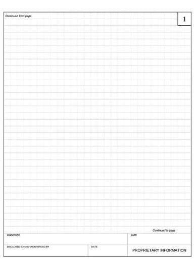 BookFactory BookFactory Engineering Notebook  96 Pages 25 Engineering Grid Format 8 78 x 11 14 Engineering Lab Notebook Blue Cover Section Sewn Hardbound EPRIL096LGSLBT4  - Image 5