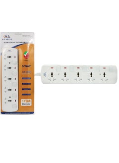 AK KEMCO 5 Way 3 meter Universal Extension Power Cord Extension lead Power strip  - Image 2