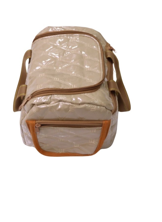 SMART HOME Waterproof Inner and Outer Layer Duffel Bag for Trips, Camping, Travel, Picnic Bag with Zipper Small Size 30 x 20 x 20cm Thai Cloth  - Image 2