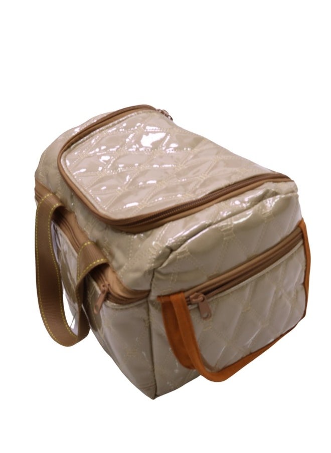 SMART HOME Waterproof Inner and Outer Layer Duffel Bag for Trips, Camping, Travel, Picnic Bag with Zipper Small Size 30 x 20 x 20cm Thai Cloth  - Image 3