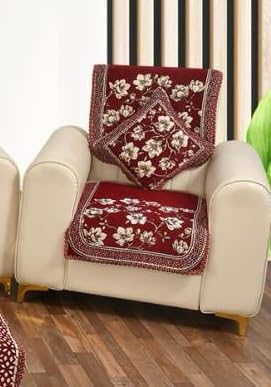 Laying Style™ Diwan Set of 8 Pieces Combo with Sofa Covers for Living Room 5 Seater and Center Table Cover - Image 5