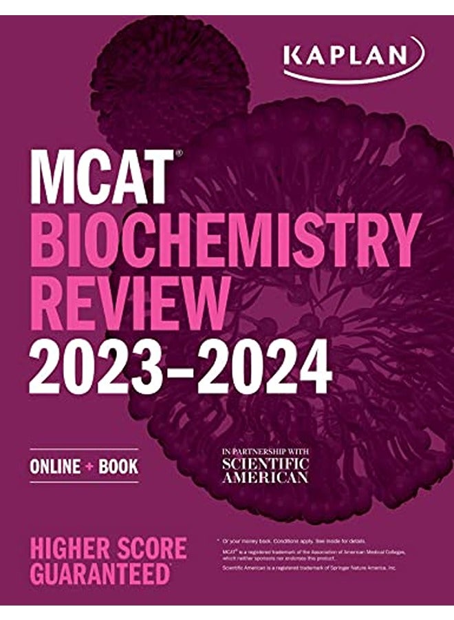 MCAT Biochemistry Review 2023-2024: Online + Book