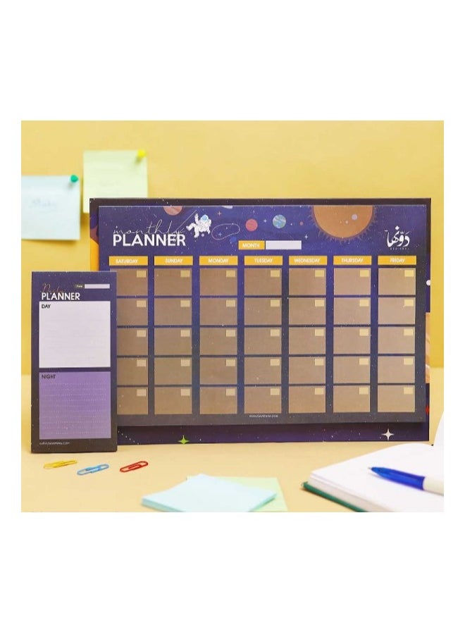 Generic Desk Planner Monthly - Space  - Image 1