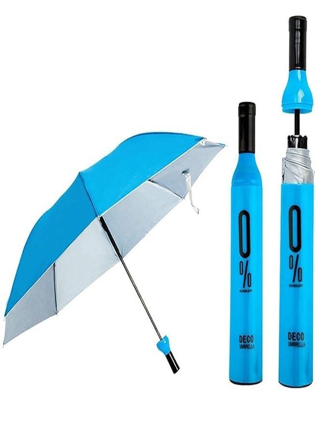 Pritama Umbrella for Men & Women Compact Bottle Umbrella, Polyester Fabric With UV Protection With Anti-Slip Handle Umbrella - Image 1