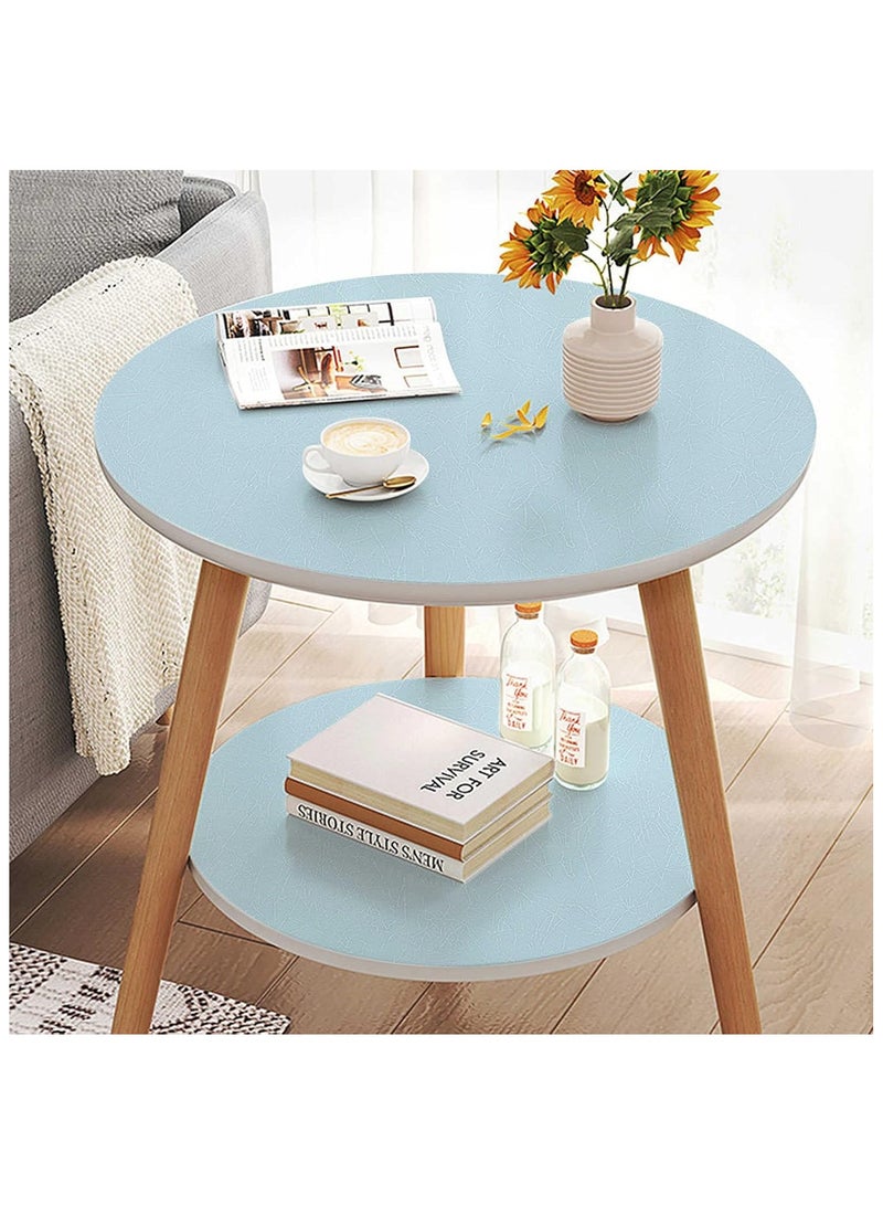 Anna 40cm*10m Home And Hotel Bathroom Waterproof And Moisture-Proof Self-Adhesive Sky Blue Wallpaper - Image 5