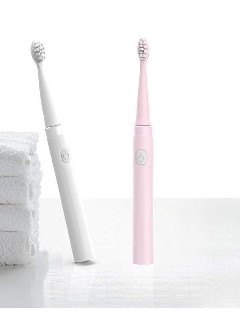 DLC Electric Toothbrush for Adults and Kids with Rechargable Battery 3 Smart cleaning Modes with 2 Minutes Smart Timer Electric Toothbrushes 2pc  - Image 3