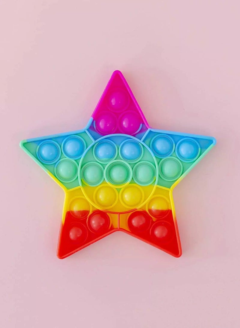 Generic 1pc Star Shaped Push Pop Bubble  - Image 1