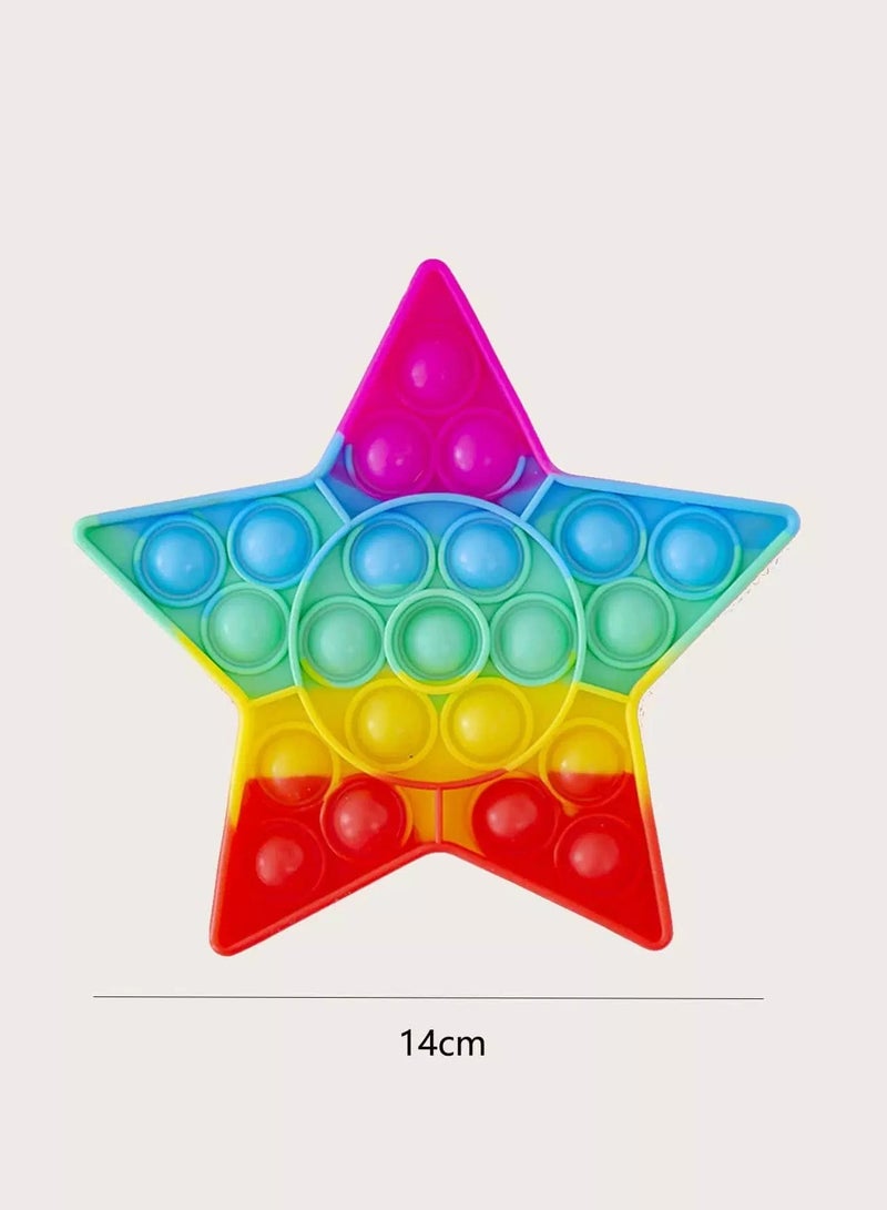 Generic 1pc Star Shaped Push Pop Bubble  - Image 2