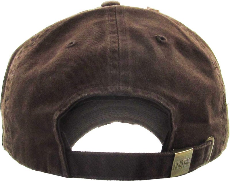 KBETHOS KBVT-209 BRN Tactical Operator with USA Flag Patch US Army Military Baseball Cap Adjustable (Adjustable, (209) Brown) - Image 3