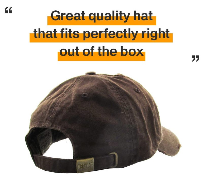 KBETHOS KBVT-209 BRN Tactical Operator with USA Flag Patch US Army Military Baseball Cap Adjustable (Adjustable, (209) Brown) - Image 4