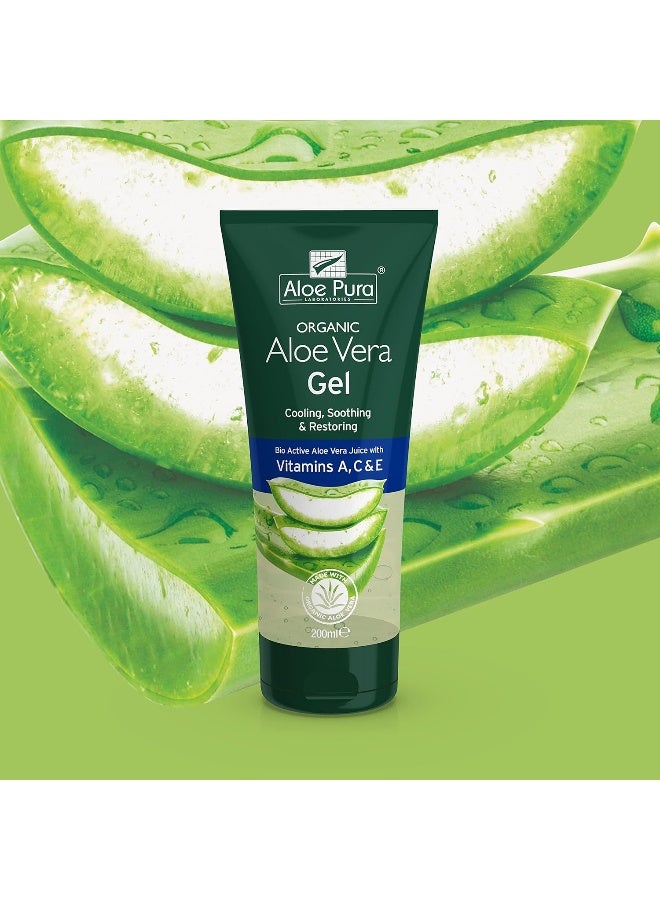 Aloe Pura Aloe Pura Vera Gel & Vitamin A, C & E 200ml  - Image 3