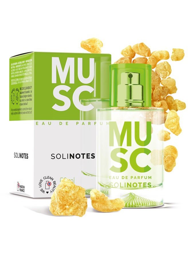 Solinotes Paris SOLINOTES Musk Perfume for Women - Eau De Parfum | Delicate Floral and Soothing Scent - Made in France - Vegan - 1.7 fl.oz - Image 1
