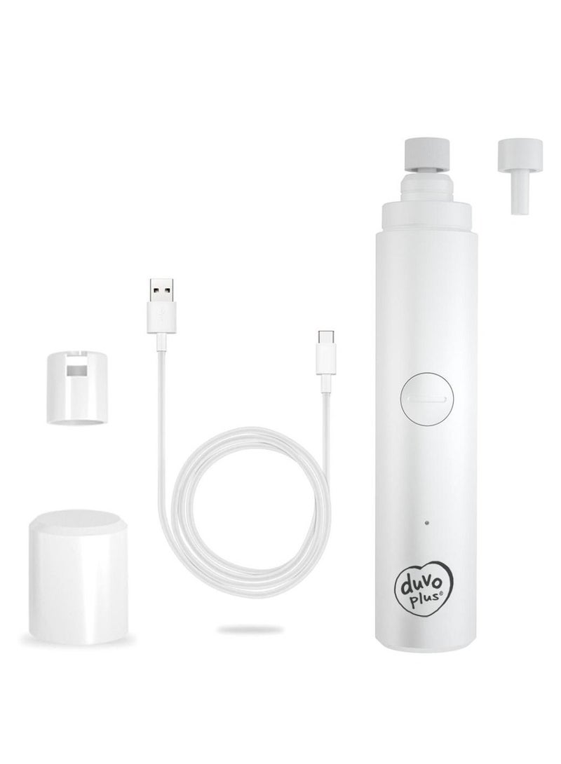 Duvo + مبرد أظافر كهربائي للحيوانات الأليفة 14,65x2,8x2,8 سم أبيض - Image 2