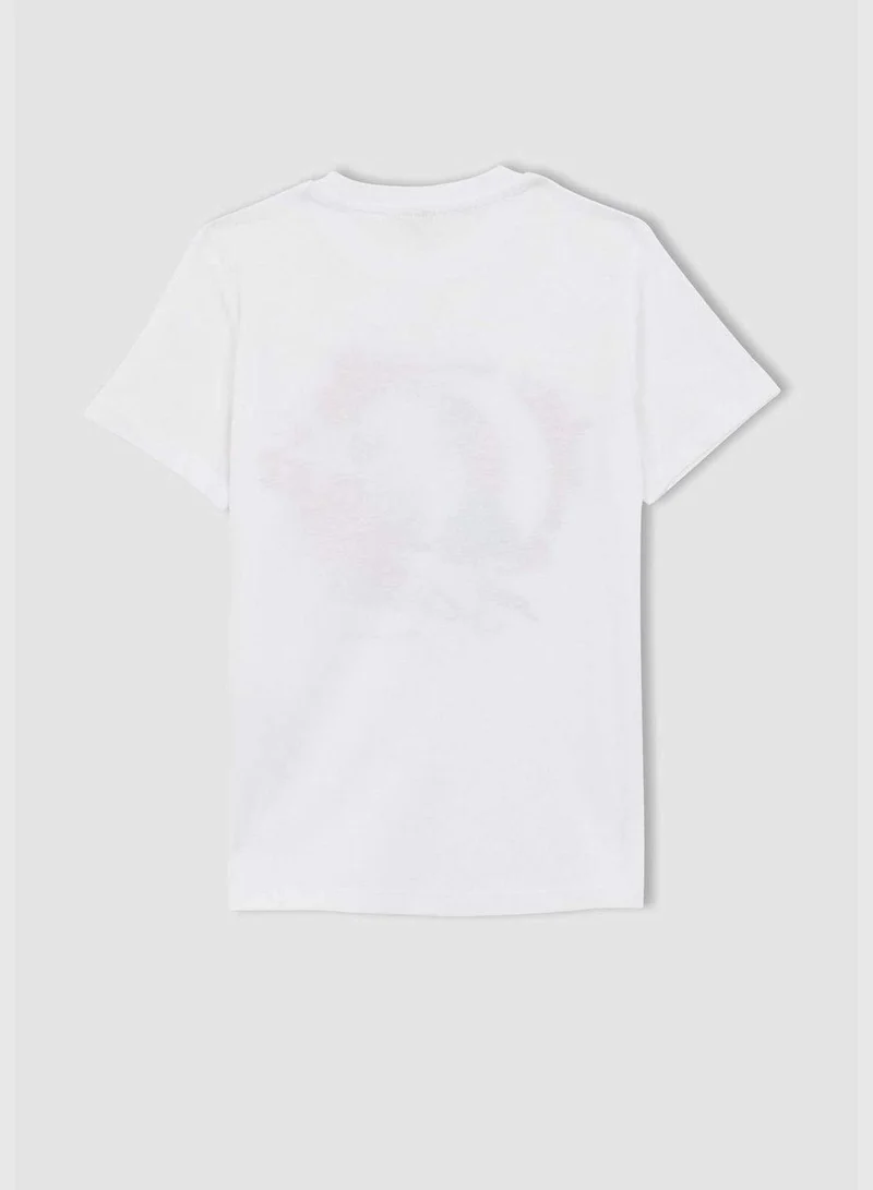 DeFacto Boy Crew Neck Atatürk Printed Short Sleeved T-Shirt