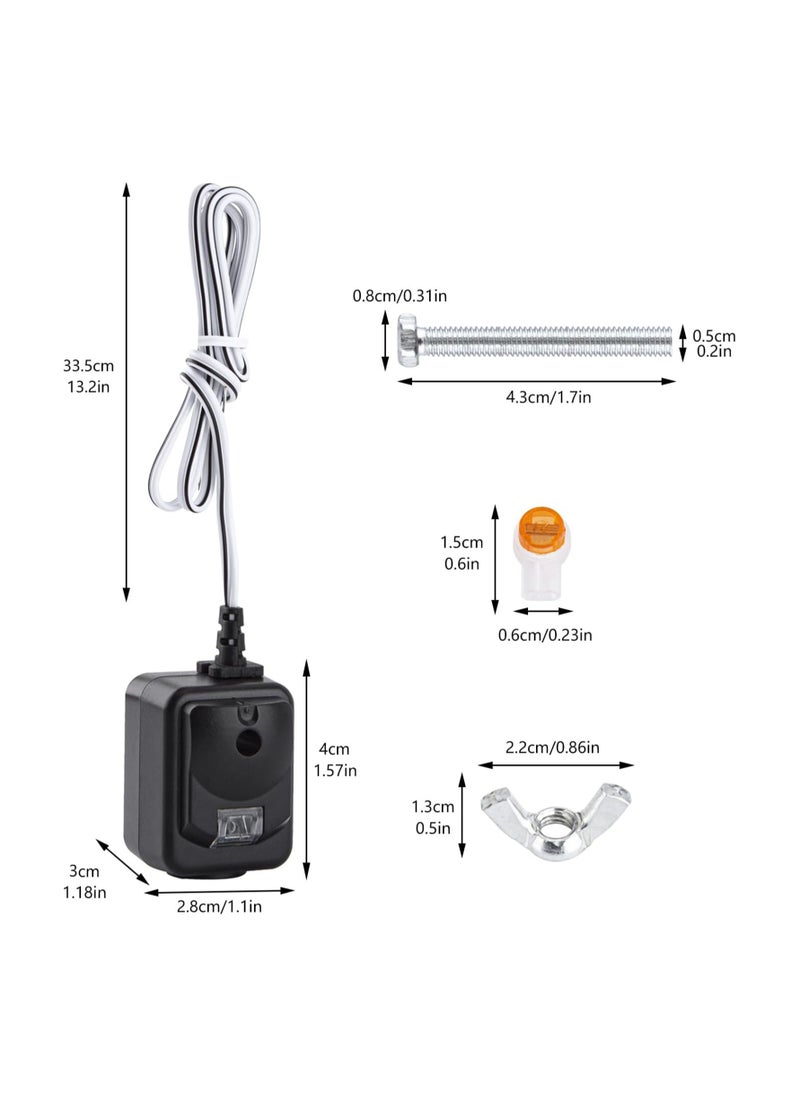 Excefore - 820CB Garage Door Safety Sensor & Brackets Replacement Kit for 41A5034/ G801CB-P/801CB/041-0136 for Chamberlain LiftMaster Sears Craftsman Garage Door Openers (2PCS) - Image 1