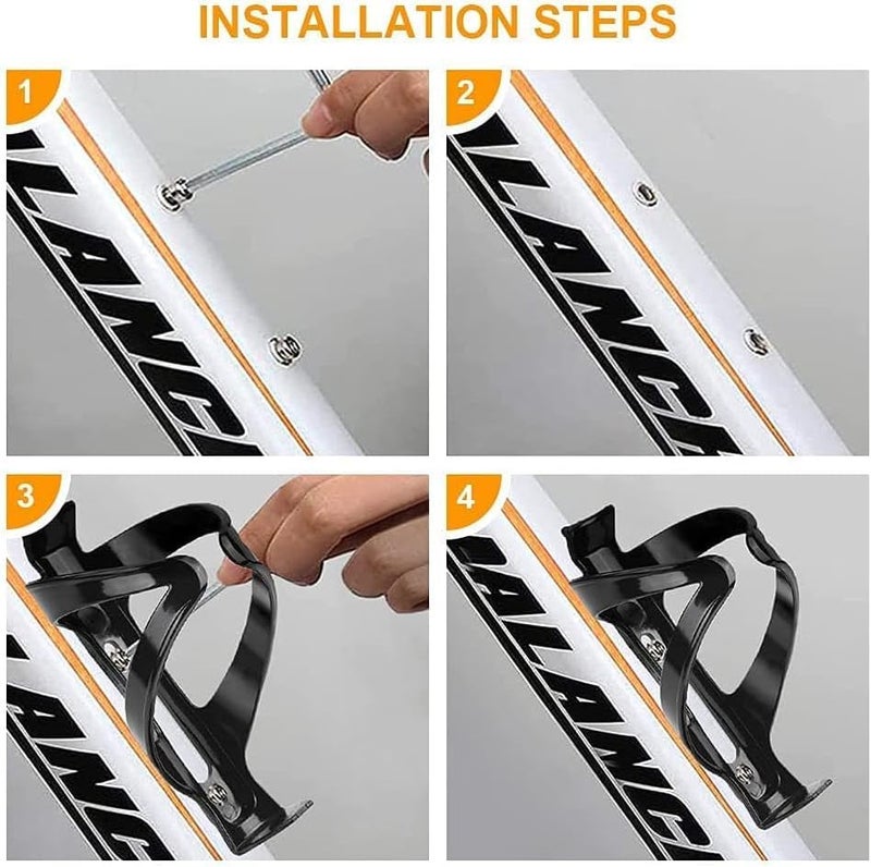 SCIENISH Adjustable Plastic Cycling Bicycle Mountain Bike Accessories Water Bottle Holders - Image 2