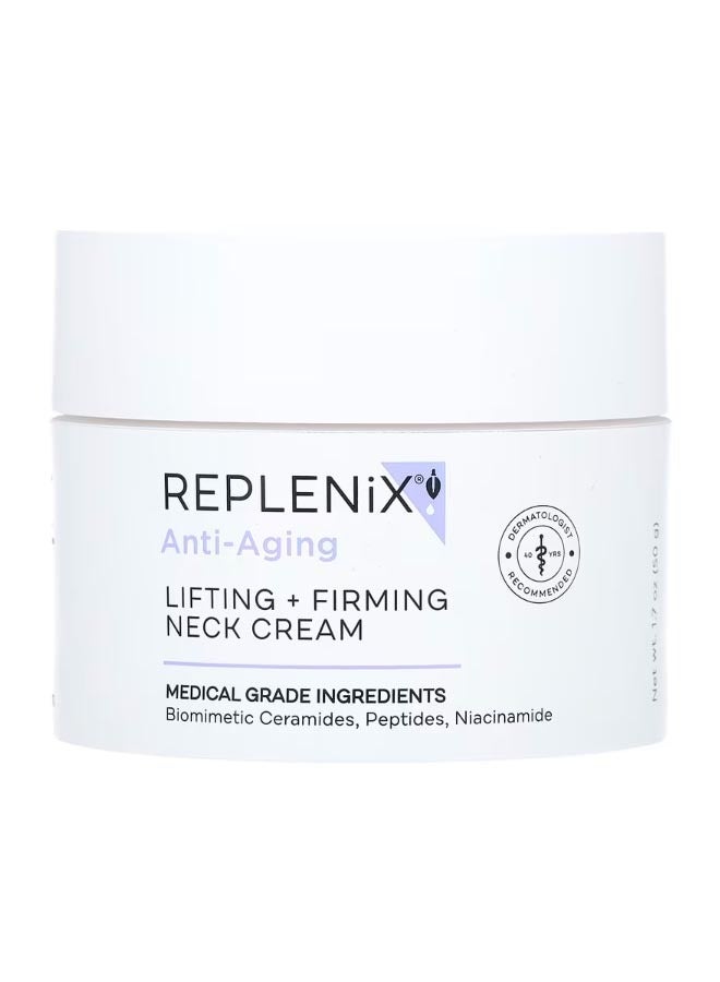 Replenix Anti Aging Lifting  Firming Neck Cream 1.7 oz 50 g - Image 1
