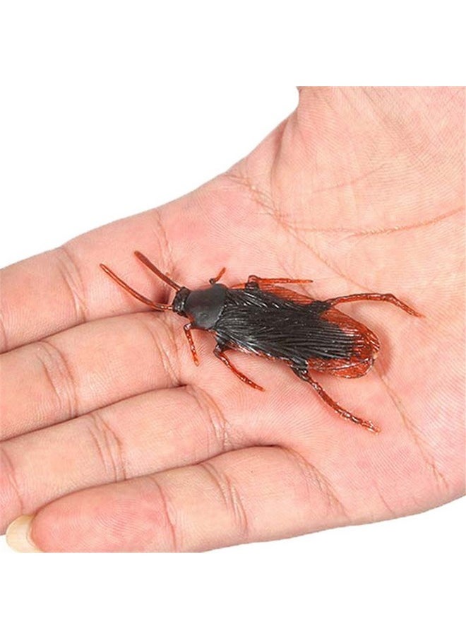 Wendy Mall 20Pcs Realistic Simulation Plastic Fake Cockroach Roach Novelty Bugs Joke Toys For April Fool'S Day Halloween Party Favors Decoration Props  - Image 3