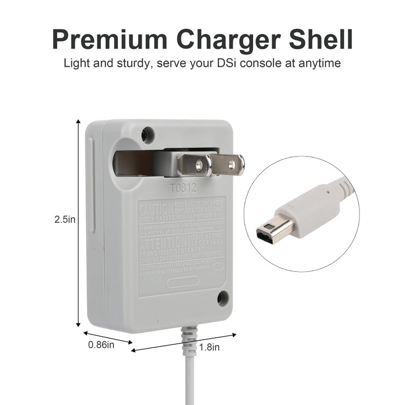 CSTESVN 2DS Charger Compatible with Nintendo 3DS/ DSi/DSi XL/New 2DS XL/New 3DS Wall Plug Power Adapter - Image 5