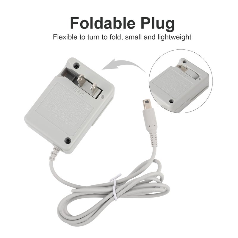 CSTESVN 2DS Charger Compatible with Nintendo 3DS/ DSi/DSi XL/New 2DS XL/New 3DS Wall Plug Power Adapter - Image 4