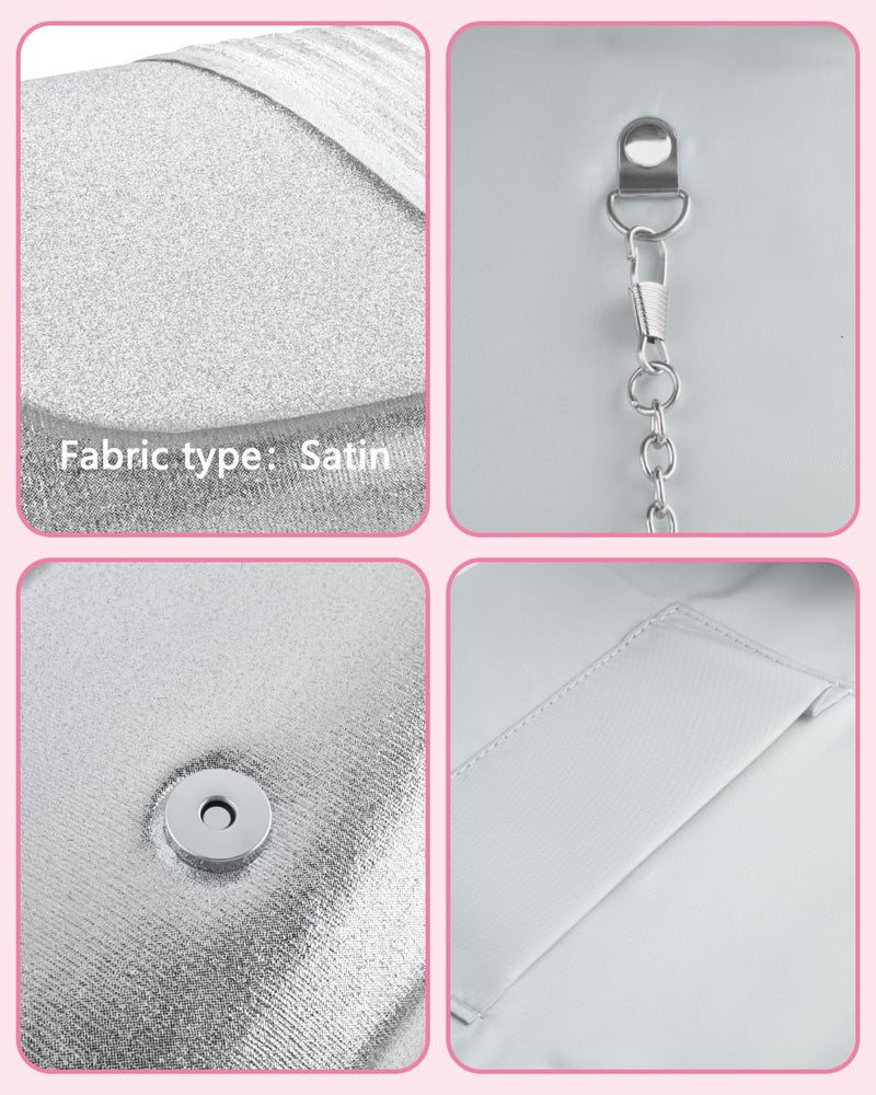 TINDTOP Clutch Purses for Women Handbags for Formal Wedding Evening Party Cocktail Prom Crossbody Shoulder Envelope Bag - Image 5