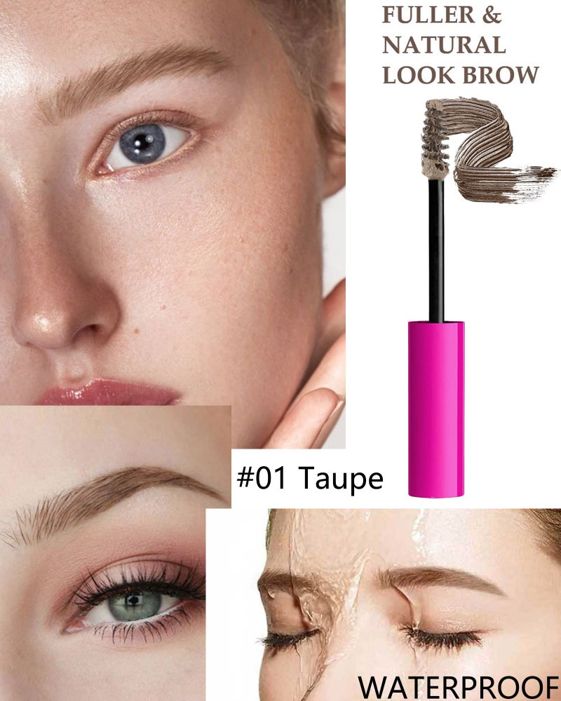 LYSdefeu Waterproof Tinted Brow Gel-Blonde Thickening Tint Eyebrow Mascara Gel & Clear Setting Brow Glue,Brow Lift Fast Sculpt,Brow Filler Dye,Long Lasting Eye Makeup for Women,Light Medium Dark Brown-Set 02 - Image 2