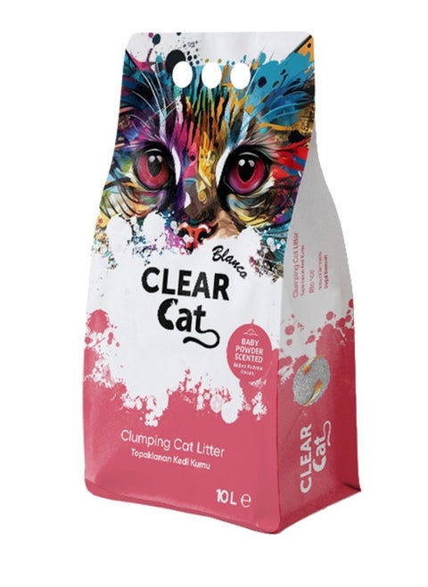 Clear Cat Blanco10 Liter (Baby Powder)