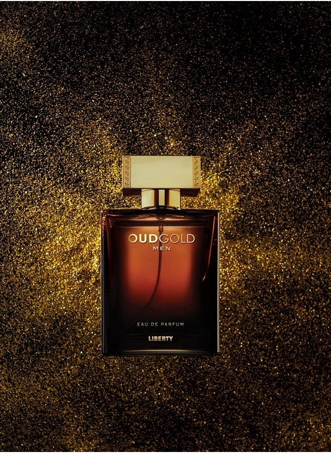 Liberty - Luxury Oud, OudGold Perfume for Men, Eau De Parfum (EDP) Spray, 100ml/3.4 Oz, Long Lasting Smell - Image 1