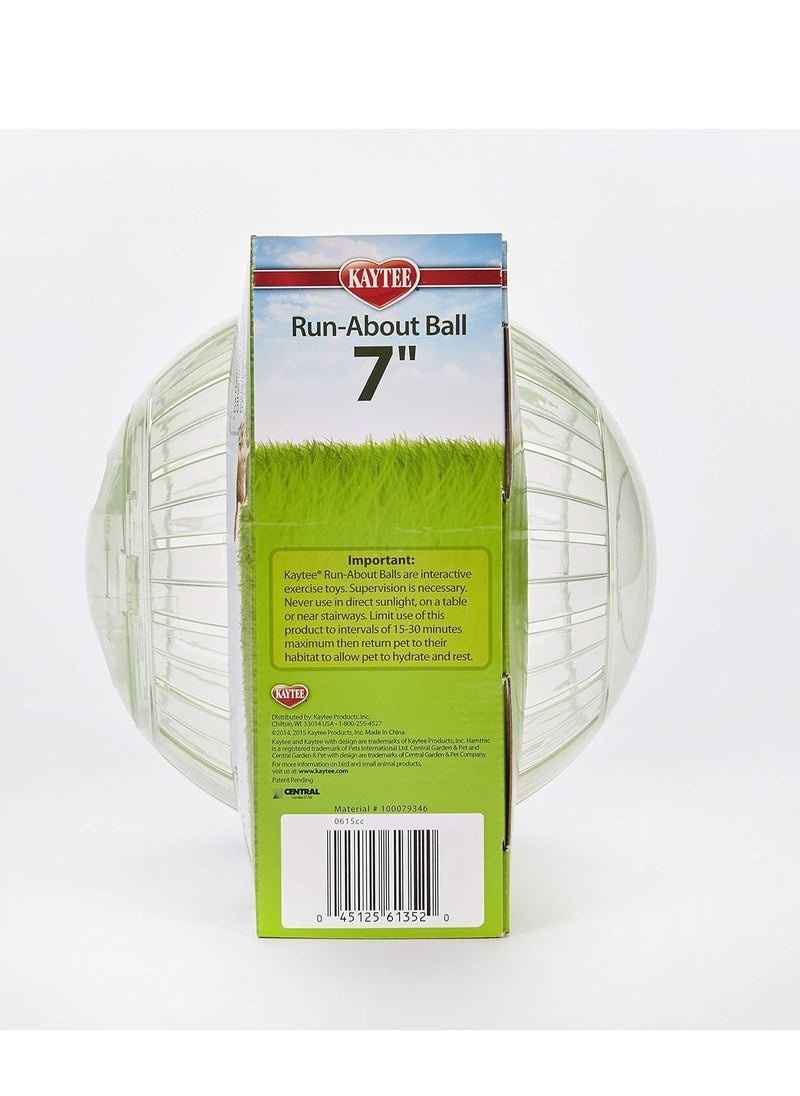 Kaytee - Kaytee 7" Moon Glow Run-About Exercise Ball For Pet Hamsters & Gerbils - Image 1