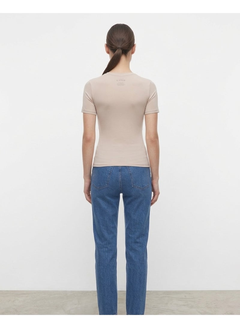 Carina Round Neck Short Sleeves (Cookies) - Image 2