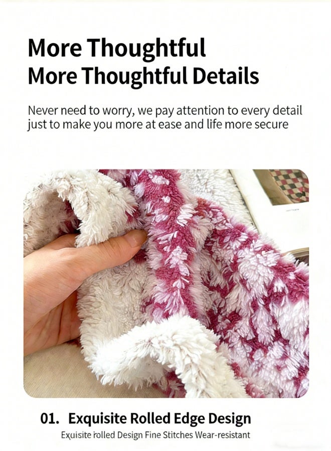 SUCITY 200*230CM Fleece Blanket Multi-Functional Coral Fleece Blanket Nap Office Flannel Winter Blanket - Image 4