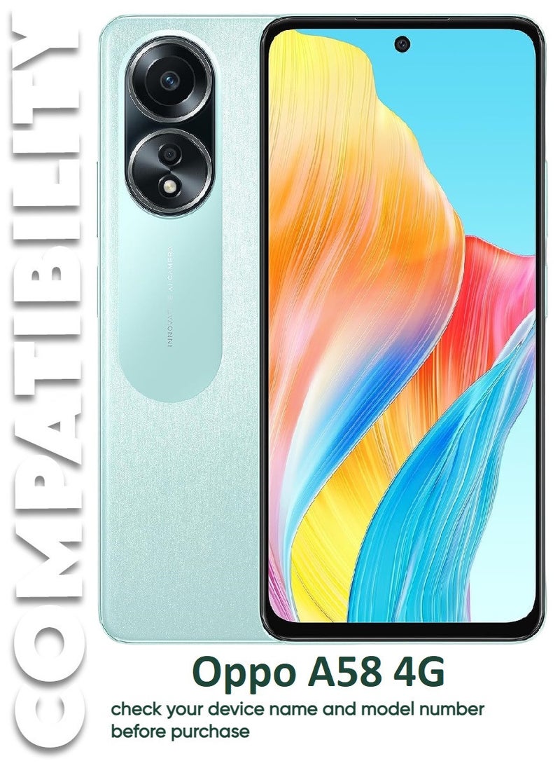ACLIX Antistatic ESD Dustproof Premium Quality High Definition Tempered Glass Screen Protector Designed For Oppo A58 4G - Image 3