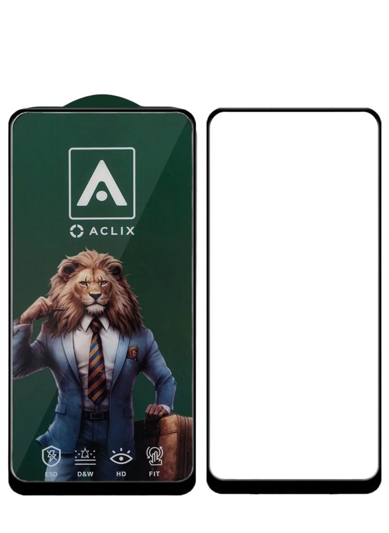 ACLIX Antistatic ESD Dustproof Premium Quality High Definition Tempered Glass Screen Protector Designed For Oppo A58 4G - Image 1
